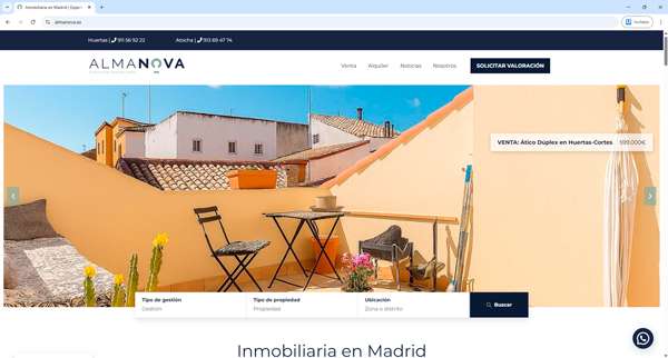 Creación de página web para servicios digitales, diseño de sitios optimizados para atraer clientes y mejorar la presencia online de negocios