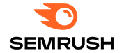 Logo de Semrush, cliente que ha optimizado su marketing digital con nuestras soluciones personalizadas para PYMEs